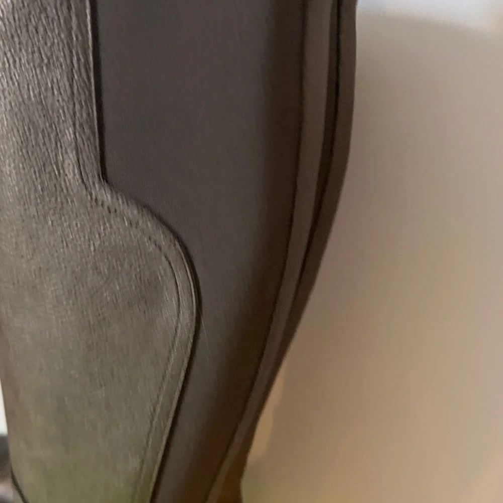 Black Leather Knee-High Boots Size 39 Pascucci 972 T Made in Italy Extra light